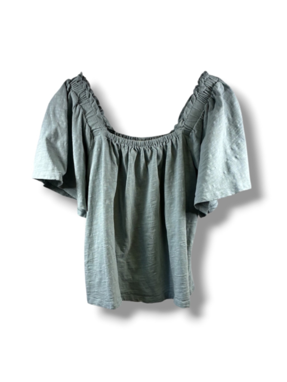 MAINE LAYER Short Sleeve Tee in Teal Size XS